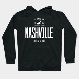 USA, America, Nashville, Tennessee Hoodie